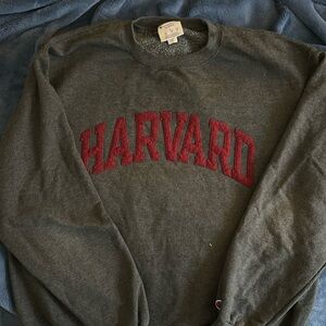 Barely worn men’s size large Champion Harvard crew neck sweatshirt
